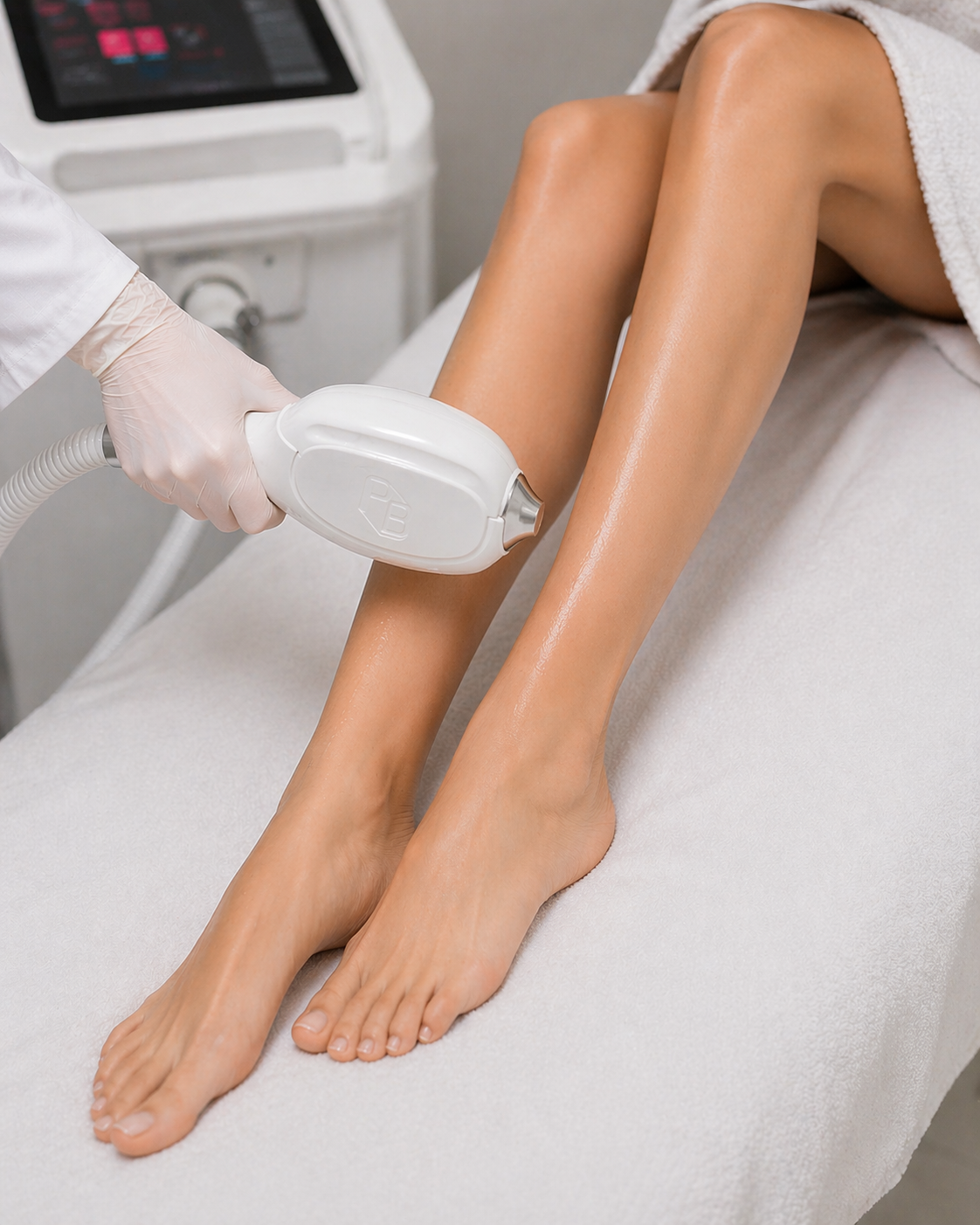 Brazilian bikini and lower legs laser hair removal combo